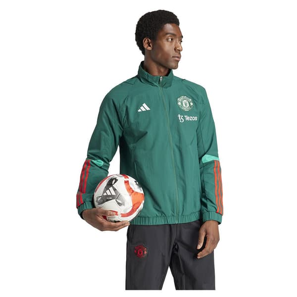 Adidas Träningsjacka Pre Match Manchester United 23/24 Grönt M