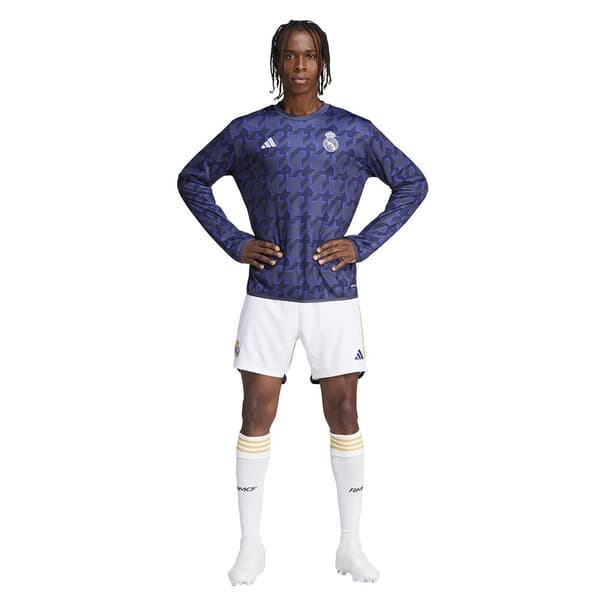 Adidas Långärmad T-shirt Pre Match Real Madrid 23/24 Blå M