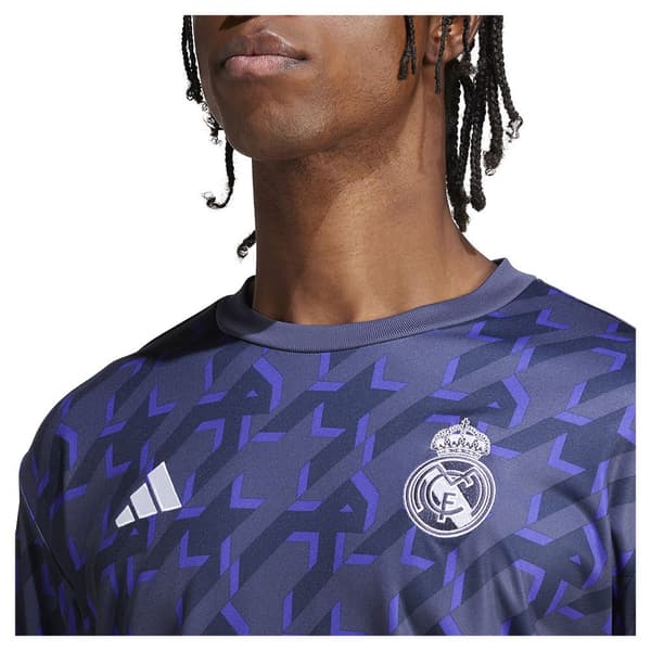 Adidas Långärmad T-shirt Pre Match Real Madrid 23/24 Blå M