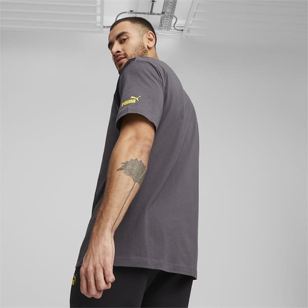Puma Kortärmad T-shirt Bvb Football Culture Grå XL Man