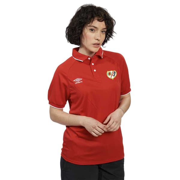 Umbro Lyhythihainen Polo Walk Rayo Vallecano De Madrid 23/24 Punainen S