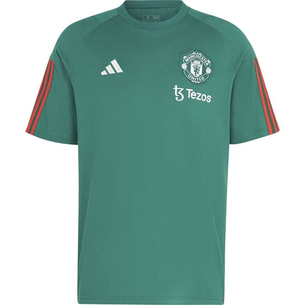 Adidas Kortærmet T-shirt Træning Manchester United 23/24 Grøn S