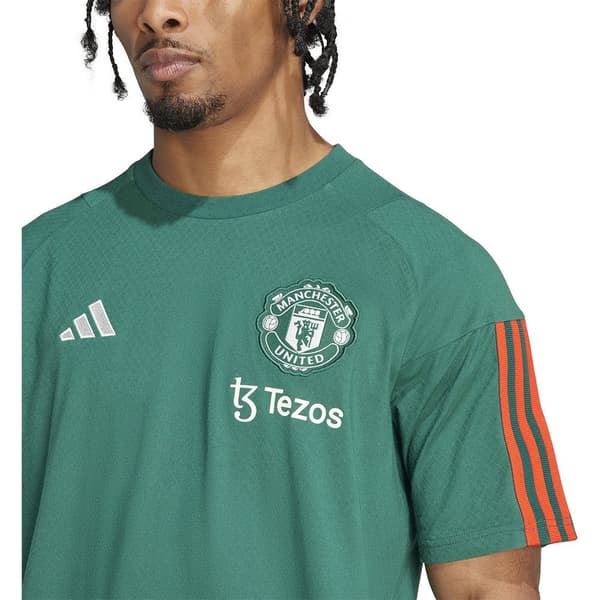 Adidas Kortærmet T-shirt Træning Manchester United 23/24 Grøn S