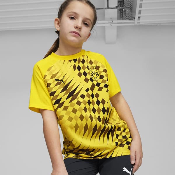 Puma Förmatch Borussia Dortmund 23/24 Junior Kort Ärm T-shirt 11-12 Years