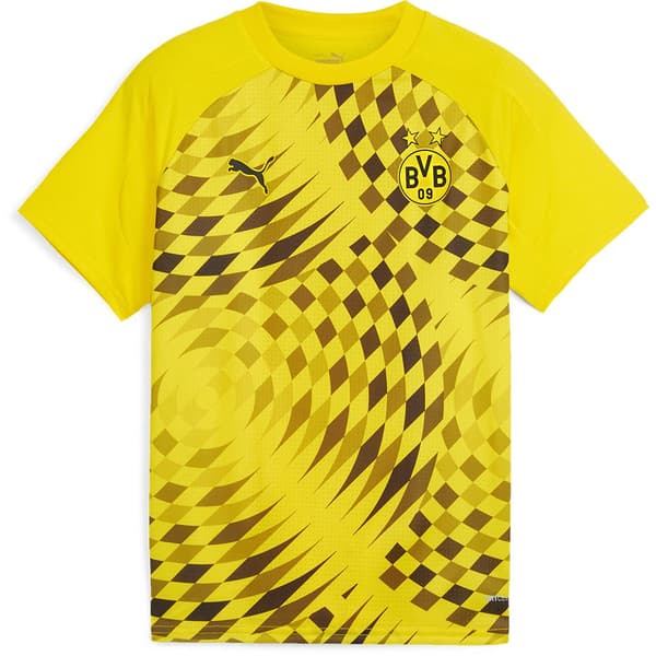 Puma Förmatch Borussia Dortmund 23/24 Junior Kort Ärm T-shirt  11-12 Years