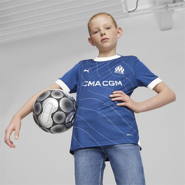 Puma Kortärmad T-shirt Om Away Replica Blå 11-12 Years