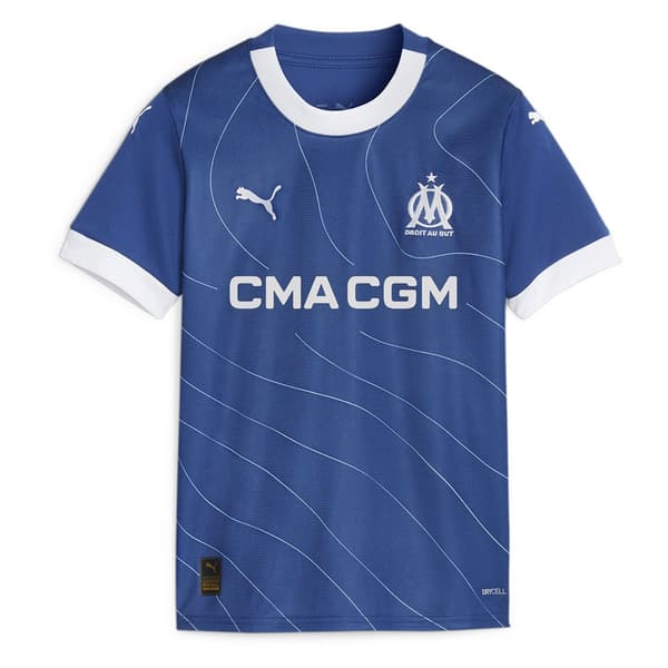Puma Kortärmad T-shirt Om Away Replica Blå 7-8 Years