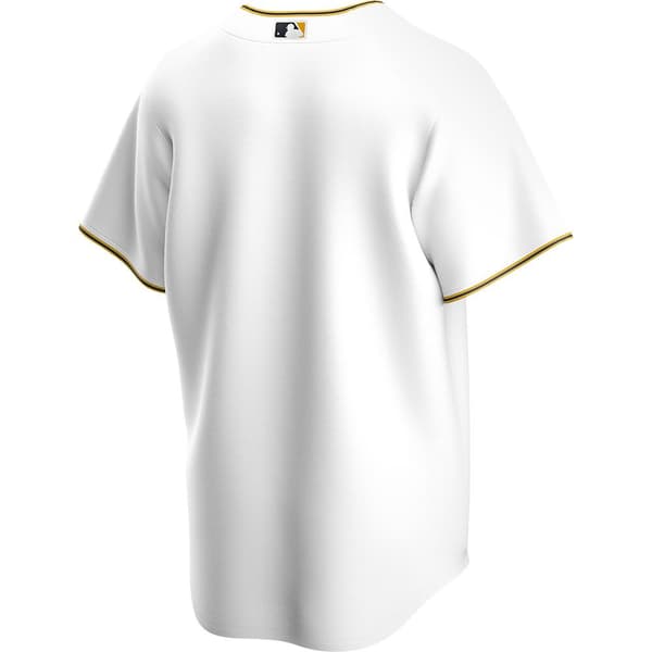 Nike Kortærmet T-shirt Med V-hals Pittsburgh Pirates Official Replica Home Hvid L Mand
