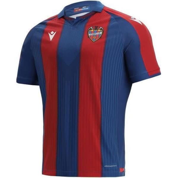 Hemmatställ - Levante UD - 2020/21 - Röd/Blå - Korta Ärmar - Andningsbar