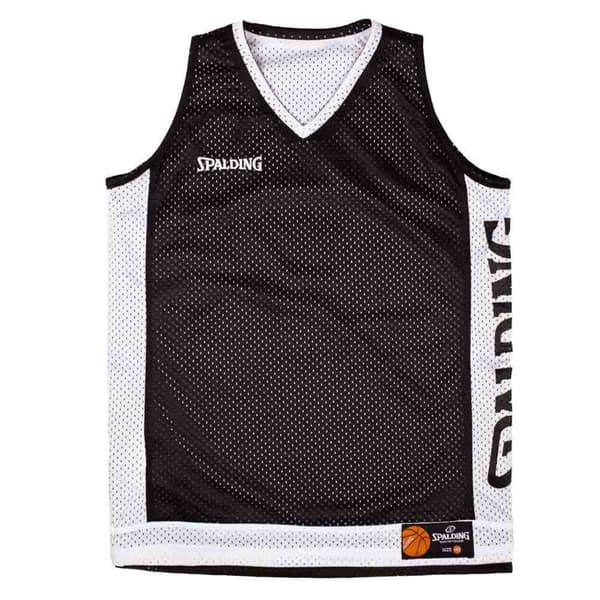 Spalding Ærmeløs T-shirt Reversible Sort 2XL Mand