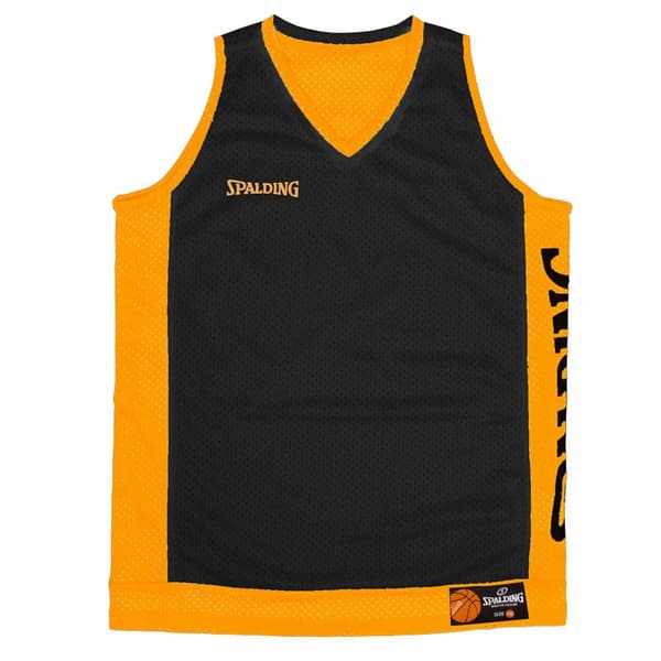 Spalding Ærmeløs T-shirt Reversible Orange M Mand