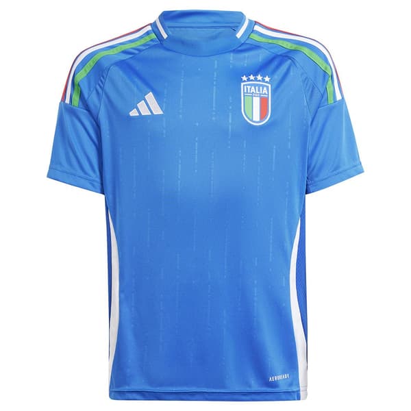 Adidas Junior Kortærmet T-shirt Hjem Italy 23/24  7-8 Years