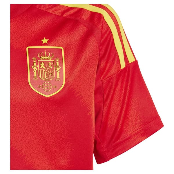 Adidas Junior Kortærmet T-shirt Hjem Spain 23/24  7-8 Years