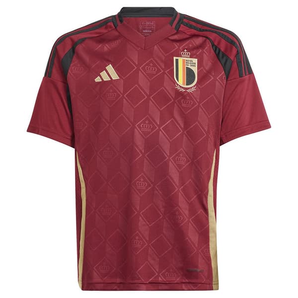 Adidas Junior Kortärmad T-shirt Hem Belgium 23/24  11-12 Years