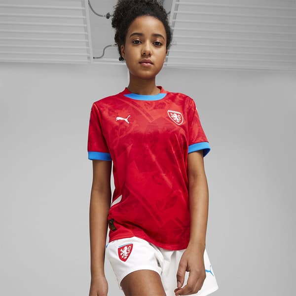 Puma Tšekin Tasavalta 23/24 Junior Junior Lyhythihainen T-paita  9-10 Years