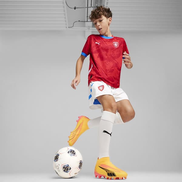 Puma Tšekin Tasavalta 23/24 Junior Junior Lyhythihainen T-paita  9-10 Years