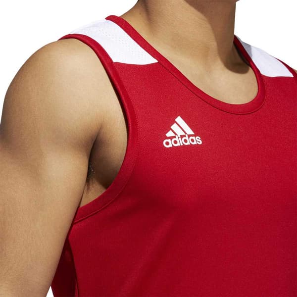 Adidas Creator 365 Regular ärmlös T-shirt Röd,Vit XL / Regular Man