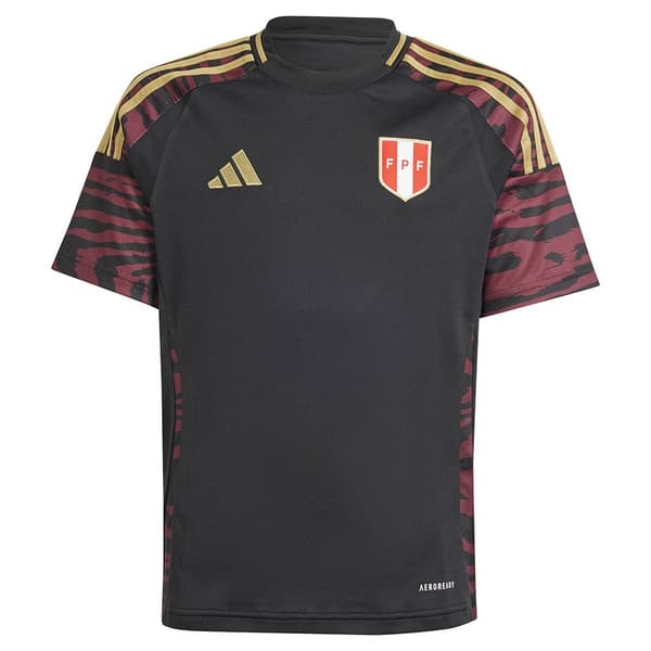 Adidas Junior Kortärmad T-shirt Borta Peru 23/24  11-12 Years