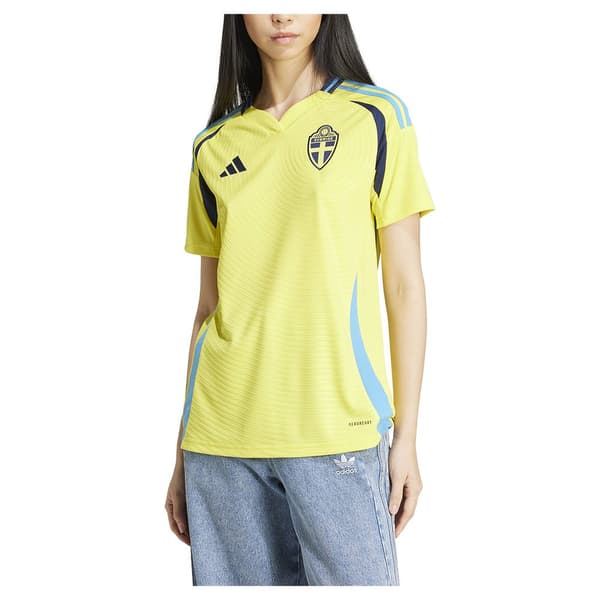 Adidas Kortärmad T-shirt Hem Sweden 23/24 Gul L