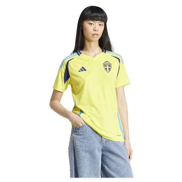 Adidas Kortärmad T-shirt Hem Sweden 23/24 Gul XL