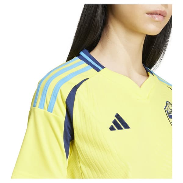 Adidas Kortärmad T-shirt Hem Sweden 23/24 Gul XL