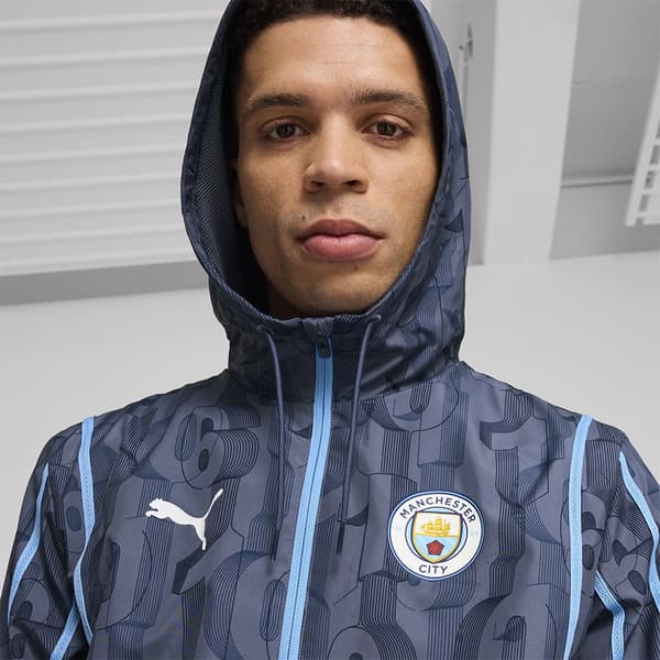 Puma Hættetrøje Manchester City Fc Prematch  L