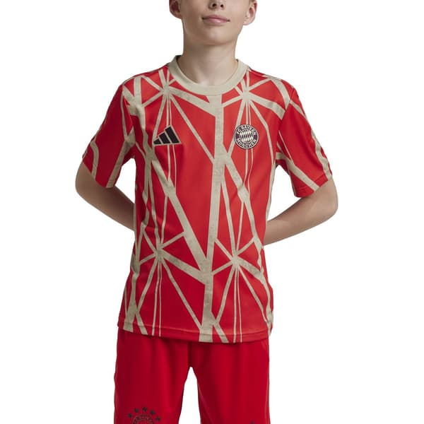 Adidas Fc Bayern Munich 24/25 Junior-ikäisten Ottelua Edeltävä Lyhythihainen T-paita  13-14 Years