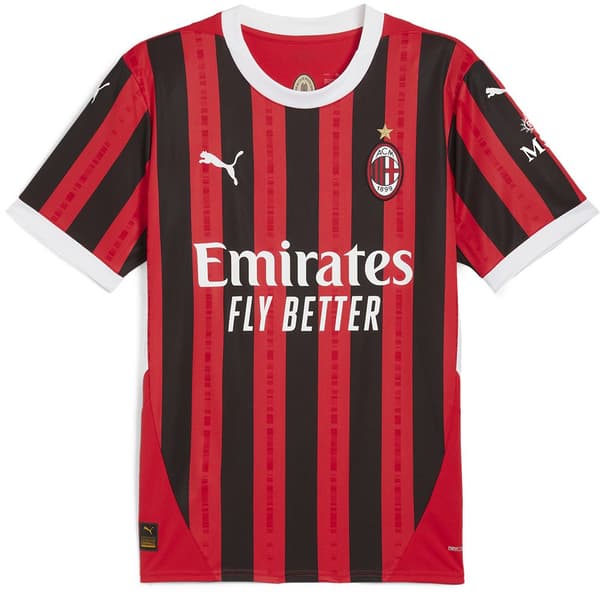 Puma Ac Milan Home T-shirt Med Korte ærmer  XL