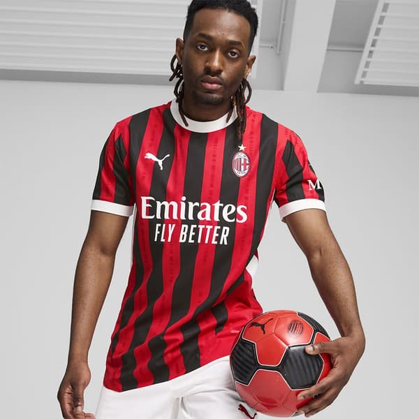 Puma Ac Milan Home Authentic Lyhythihainen T-paita  L