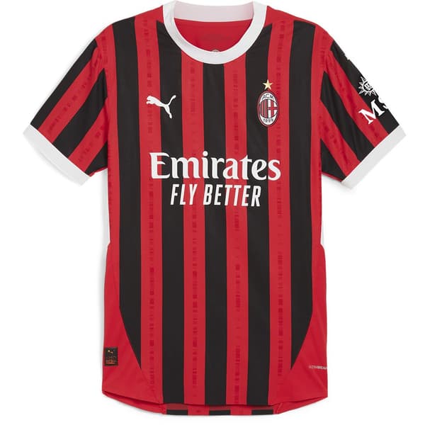 Puma Ac Milan Home Authentic Lyhythihainen T-paita  L