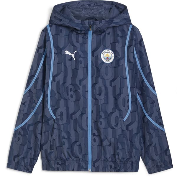 Puma Manchester City Fc Prematch Hættetrøje Blå 5-6 Years