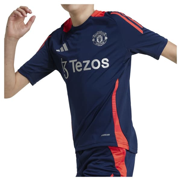 Adidas Manchester United 24/25 Junior Tränings T-shirt Med Korta ärmar  15-16 Years