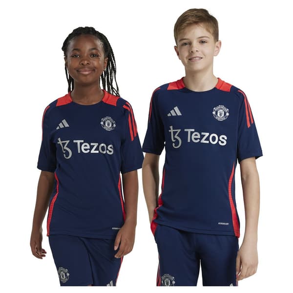 Adidas Manchester United 24/25 Junior Tränings T-shirt Med Korta ärmar  15-16 Years