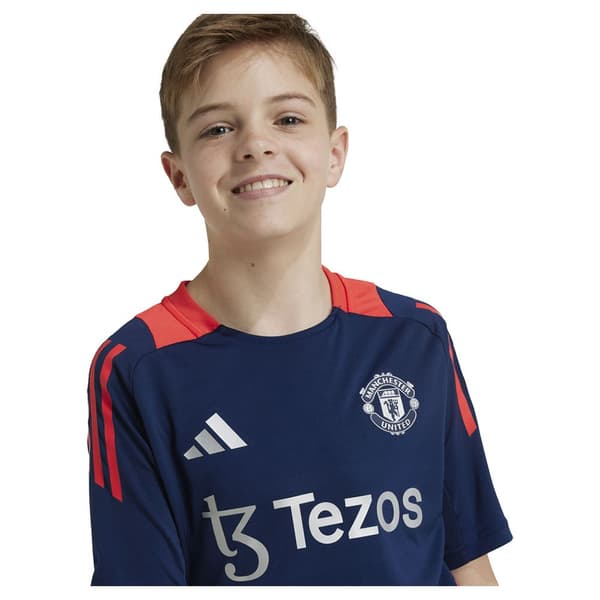 Adidas Manchester United 24/25 Junior Tränings T-shirt Med Korta ärmar  15-16 Years