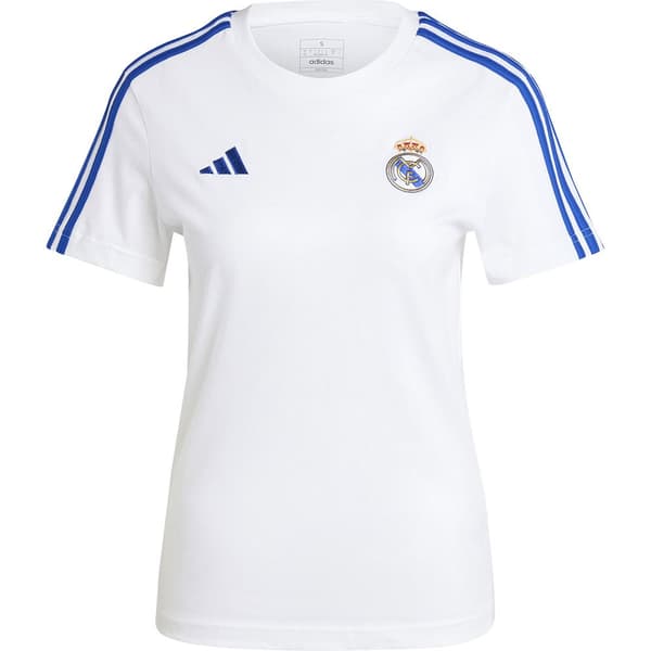 Adidas Real Madrid 3 Stripes Lyhythihainen T-paita L Nainen
