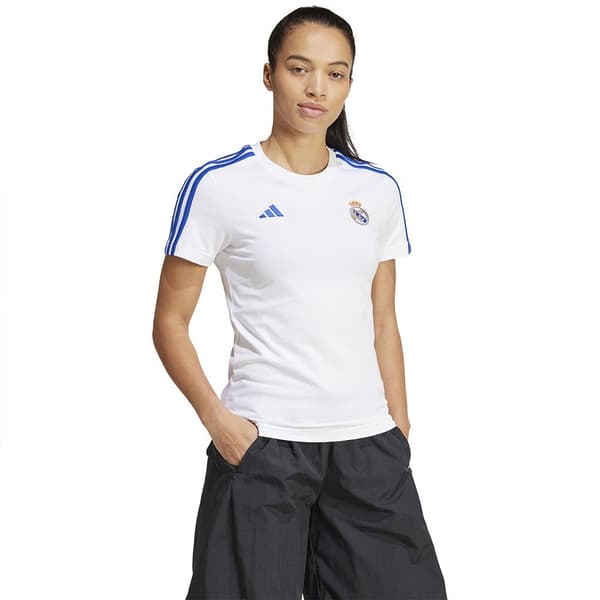 Adidas Real Madrid 3 Stripes Lyhythihainen T-paita L Nainen
