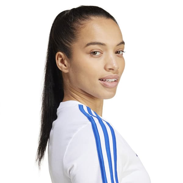 Adidas Real Madrid 3 Stripes Lyhythihainen T-paita L Nainen