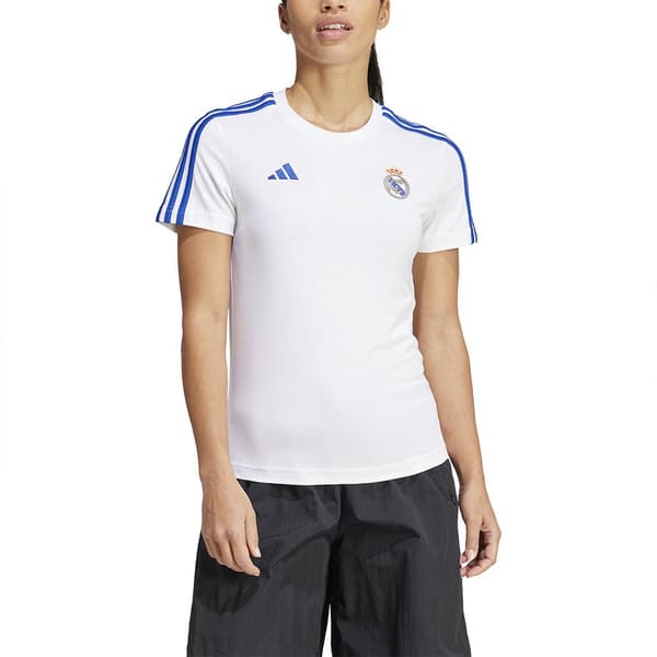 Adidas Real Madrid 3 Stripes Lyhythihainen T-paita L Nainen