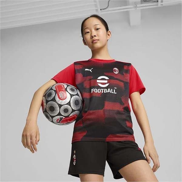 Puma Ac Milan Prematch T-shirt Med Korta ärmar  9-10 Years