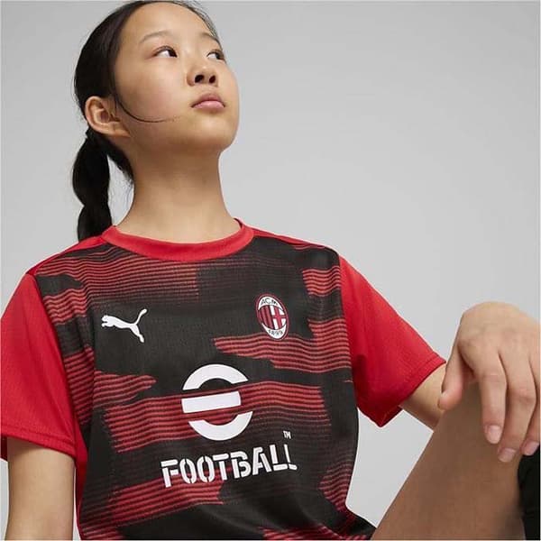 Puma Ac Milan Prematch T-shirt Med Korta ärmar  9-10 Years