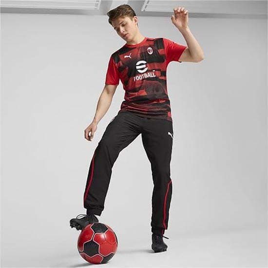 Puma Ac Milan Prematch T-shirt Med Korta ärmar XS