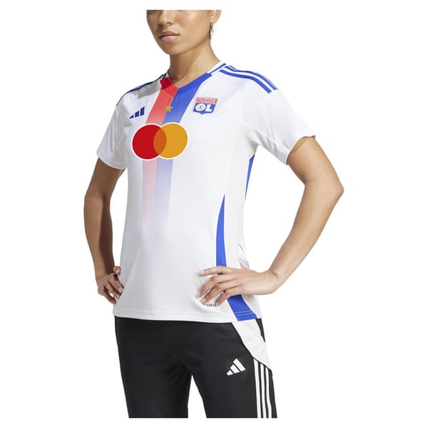 Adidas Olympique Lyon 24/25 Korthærmet T-shirt Til Hjemmet  M