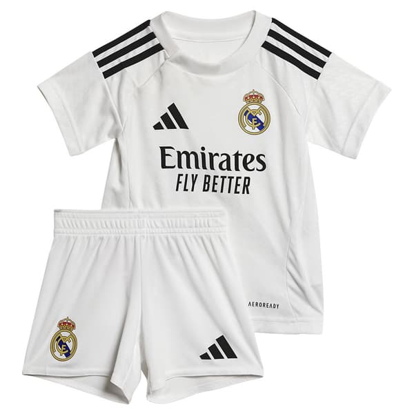 Adidas Real Madrid 24/25 Babyhjemmesæt  12-18 Months