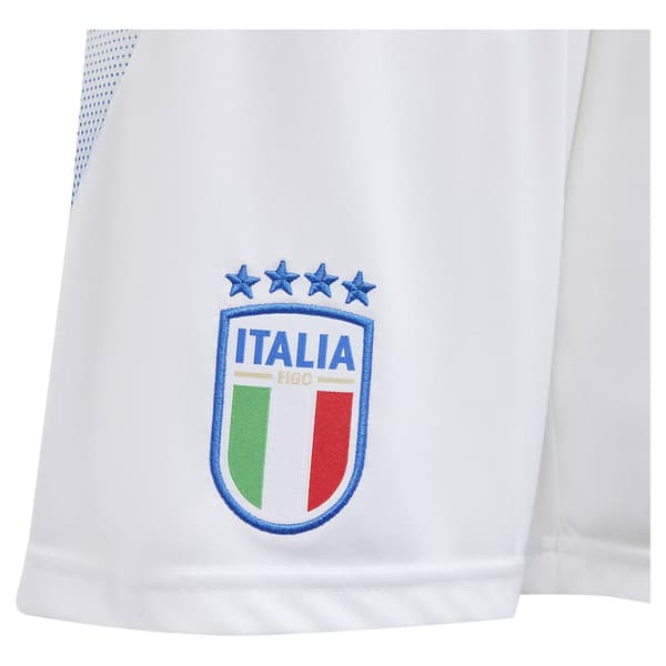 Adidas Junior Shorts Hem Italy 23/24 Vit 9-10 Years
