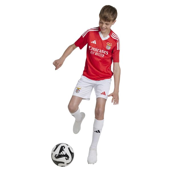 Adidas Benfica Lisboa 24/25 Kortærmet T-shirt Hjem  7-8 Years