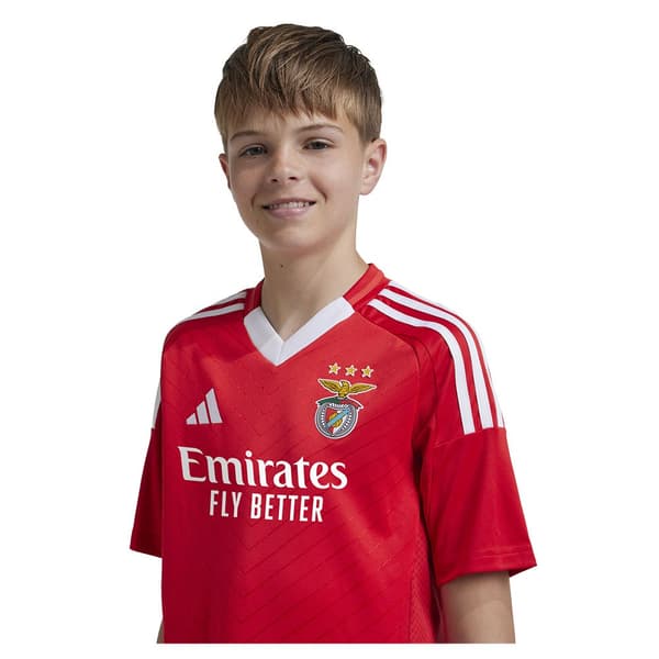 Adidas Benfica Lisboa 24/25 Kortærmet T-shirt Hjem  15-16 Years