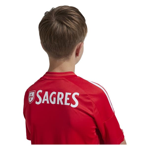 Adidas Benfica Lisboa 24/25 Kortærmet T-shirt Hjem  15-16 Years