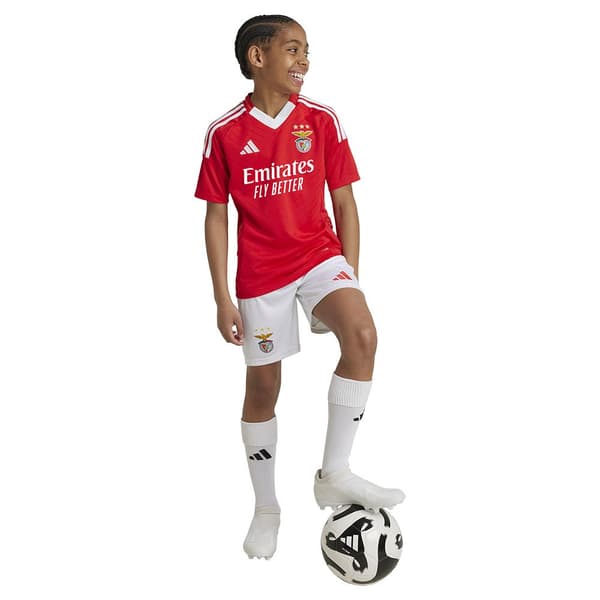 Adidas Benfica Lisboa Smu 24/25 Kortärmad T-shirt Hem 7-8 Years