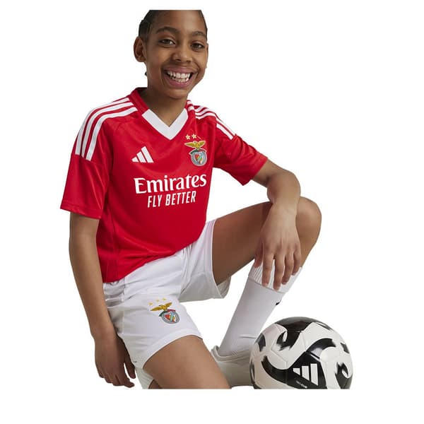 Adidas Benfica Lisboa Smu 24/25 Kortärmad T-shirt Hem 11-12 Years