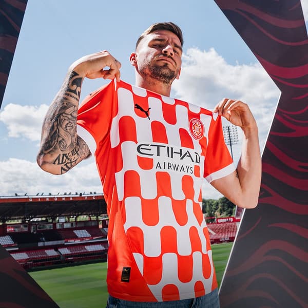 Puma Girona Fc Home T-shirt Med Korta ärmar  M
